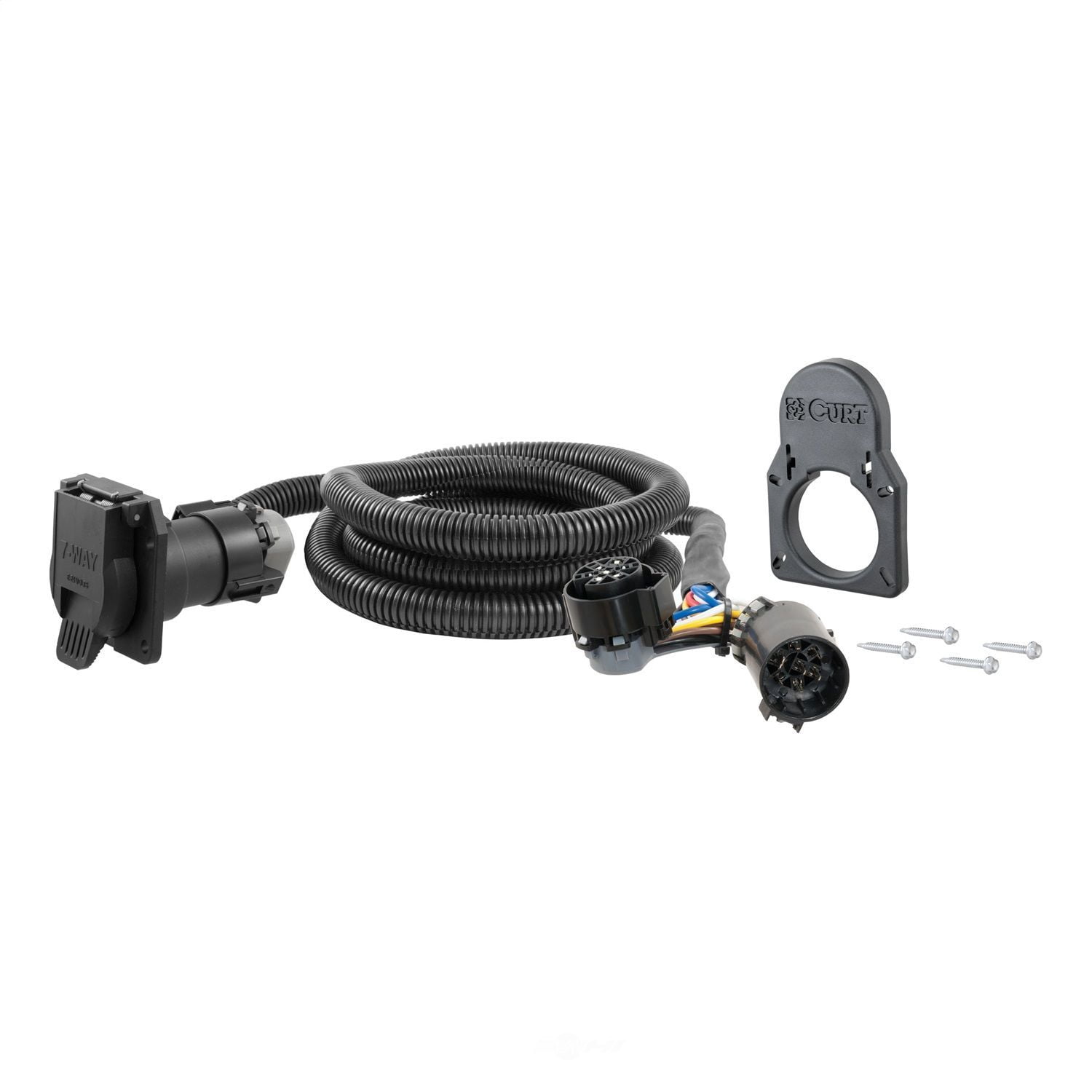 Curt Mfg 56072 7' Gm Wiring Harness Extension & Co Fits select: 2019-2023 CHEVROLET SILVERADO, 2019-2023 GMC SIERRA