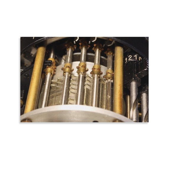 Curta Mechanical Calculator Canvas Art Poster And Wall Art Picture Print Modern Family Bedroom Decor Posters,Unframe-style,28×41inch (70×105cm)