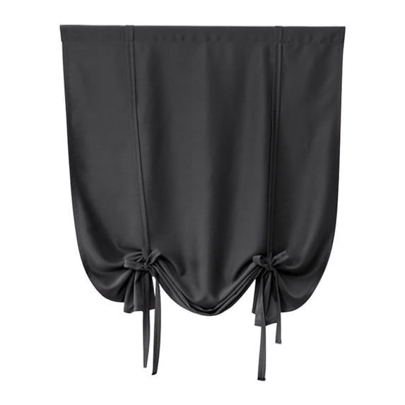 Curtain 1 Curtain For Bathroom Kitchen Adjustable Balloon Roman Curtains For Small Window Room Darkening Shades Drapes Panel Rod Pocket Purple