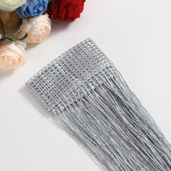 Curtain,200cm*100cm Fringe String Window Curtain Bead Chain Fringe Panel Room Partition String Curtains Beaded Door Curtain