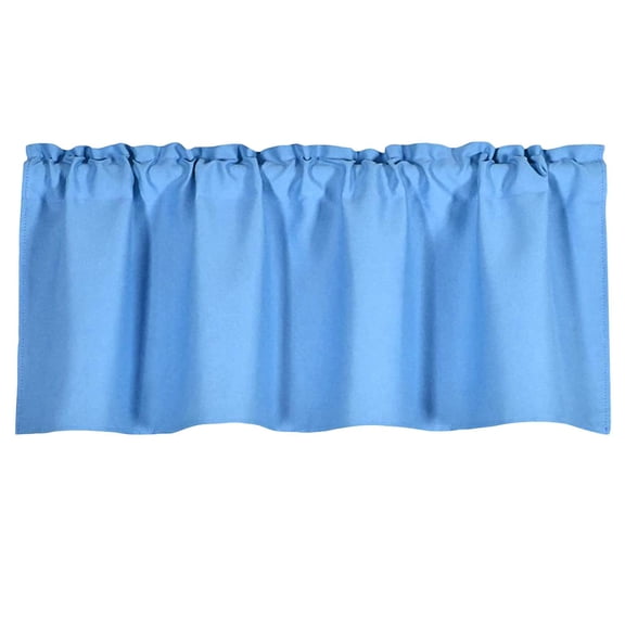 Curtain Blackout, CurtainforBathroom Window, 45X17 In, Privacy Protection, Daily Use, Light Blue, 1 Pc, Curtain Valance, Small Window