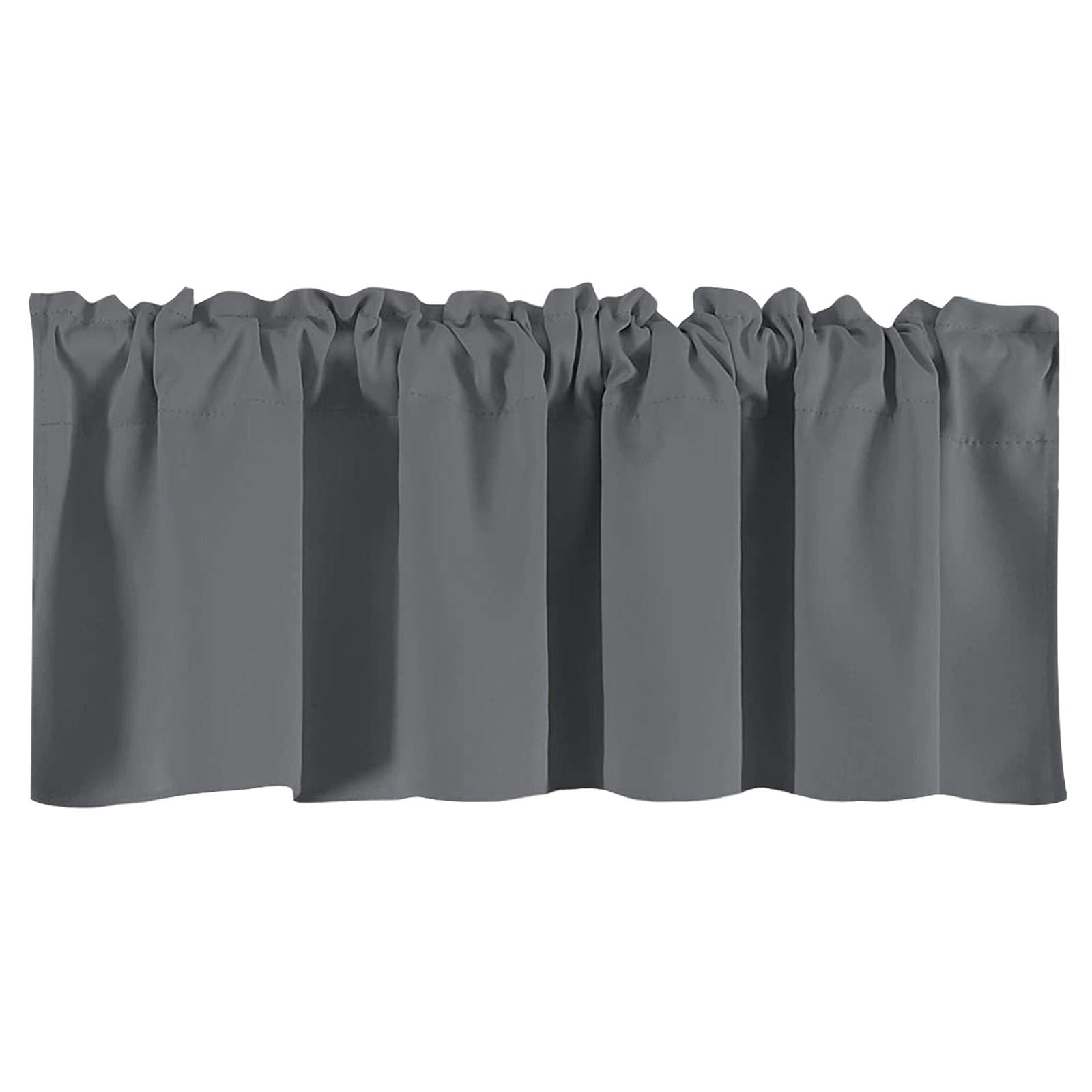 Curtain Blackout, Window Valance, 45X17 In, Privacy Curtain, Light ...