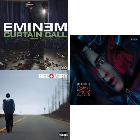 Curtain Call: Hits & Recovery & Death Of Slim Shady (Coup De Grace) (X) (Red/Blue Vinyl/2LP)