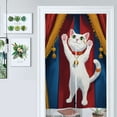 thumbnail image 1 of Curtain Cat Performance Door Curtain Nordic Living Room DoorCurtain Porch Partition Curtain Kitchen Rative Half Curtain, 1 of 4