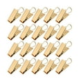 thumbnail image 1 of Curtain Clip Hook Set Clips for Photos Home Decoration 1.02"*0.47" 20 Pack Golden, 1 of 5