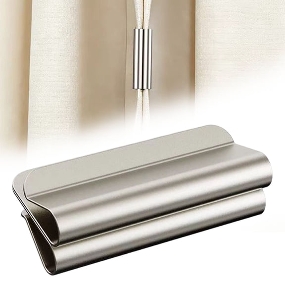 Curtain Closing And Securing Buckle Curtain Clips Decorative Detachable Closure Light Leaking Keep Curtain Closed Easy Installation, Magnetic Curtain Closure Clips, Light Blocking Window