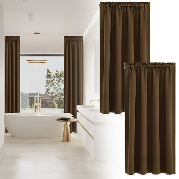 Curtain,Curtains For Bedroom 63 Inch Length Room Darkening Thermal Insulated Rod Pocket Curtains For Kids Room(38 X 63 Inches Long 1 Panel)
