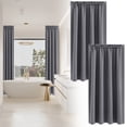 thumbnail image 1 of Curtain,Curtains For Bedroom 63 Inch Length Room Darkening Thermal Insulated Rod Pocket Curtains For Kids Room(38 X 63 Inches Long 1 Panel), 1 of 9