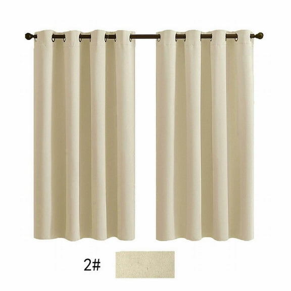 Curtain,Darkening Thermal Insulated Curtain Panels For Living Room Baby Blue Color Shower Curtain Set Bath Partition Curtain No Drilling