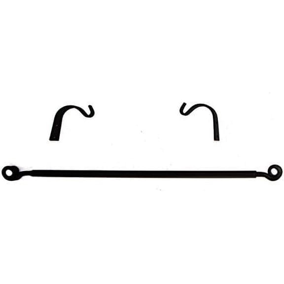 Curtain Drapery Rod and Brackets Large - Wrought Iron Hand Made$$Home Decor, Kitchen, & Other