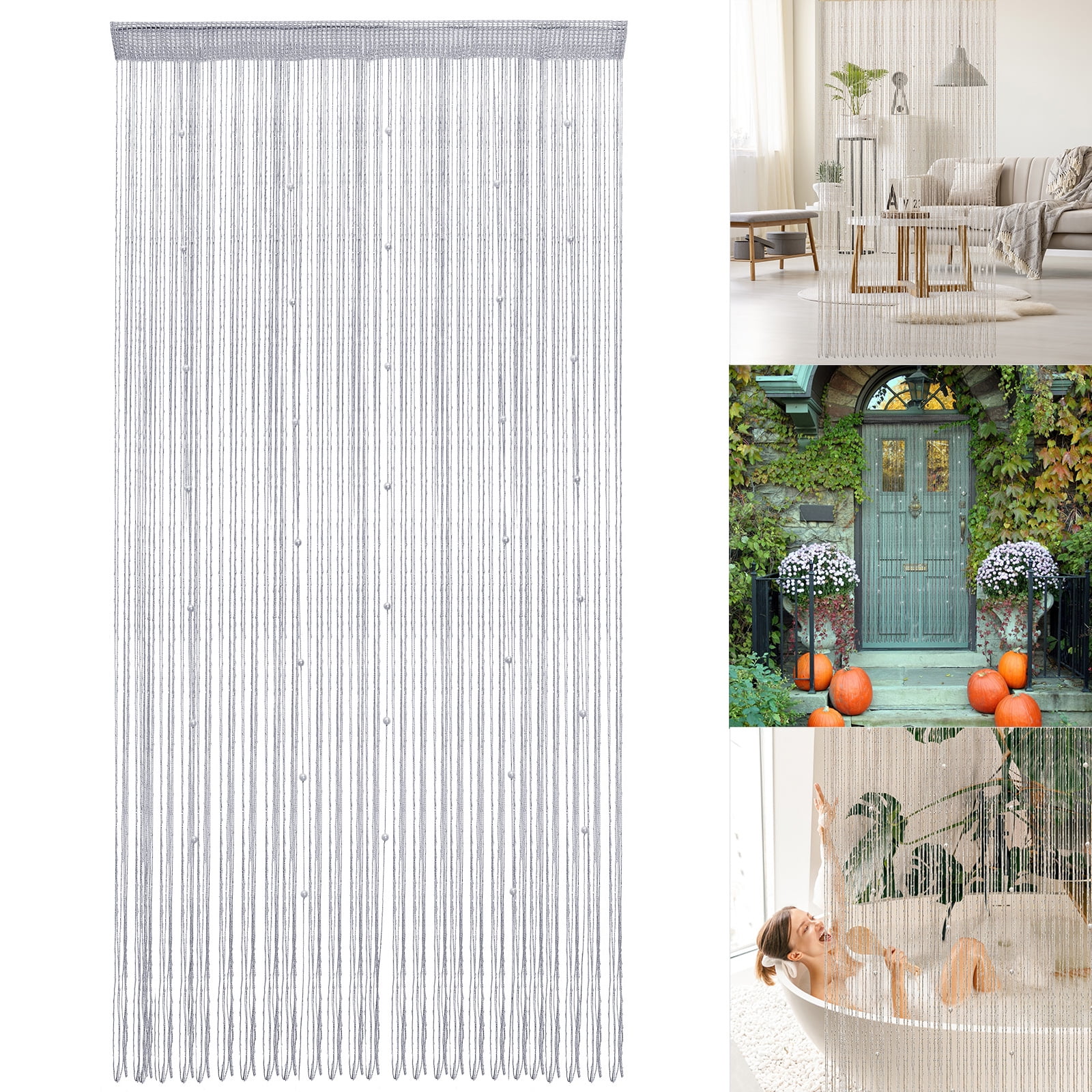 200x100 cm Luxury Crystal Curtain Flash Line Shiny Tassel String Door  Curtain Window Room Divider Home Decoration curtains - AliExpress