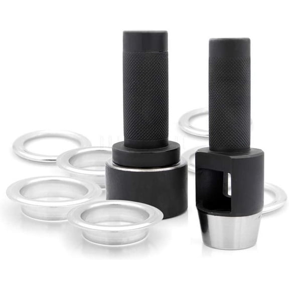 Curtain Grommet 1.5 Inch ID Grommet Tool Kit Drape Eyelet Installation Grommet Setter, Hole Punch Cutter & 10 Grommets (1.5 Inch)