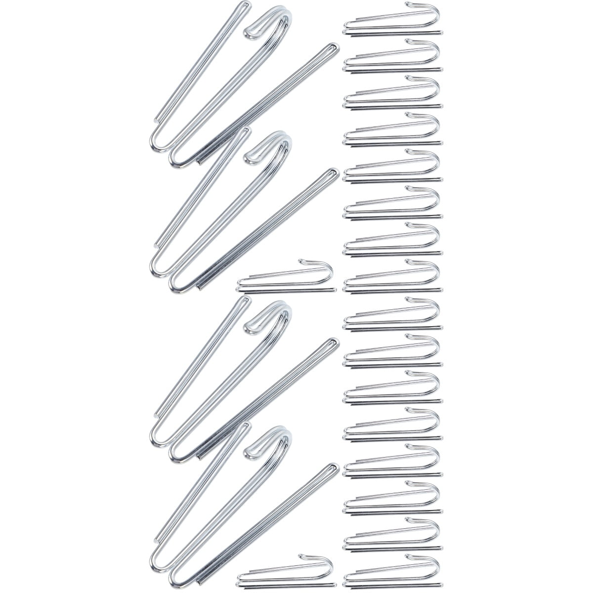 Curtain Heavy Duty Clothes Hanger Metal Clips Hangers Pins for Drapes 100 Pcs
