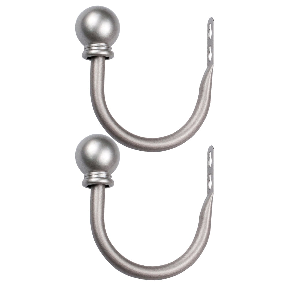 Curtain Holdback 2Pcs Wall Mounted Drapery Tiebacks with Screws Heavy