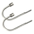 thumbnail image 1 of Curtain Holdback,Curtain Tieback Hooks, 2 Pcs Wall Mounted Drapery Tiebacks with Screws, Heavy Duty Metal Decorative Window Drapery Holder Curtain Hook, Brass, 1 of 1