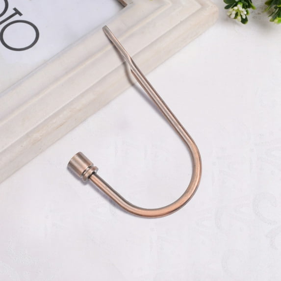 Metal Curtain Holdbacks, U Shaped Wall Mounted Hook for Home Decor, Decorative Curtain Tieback Curtain Drapery Tiebacks Hooks Curtain Hooks for Wall