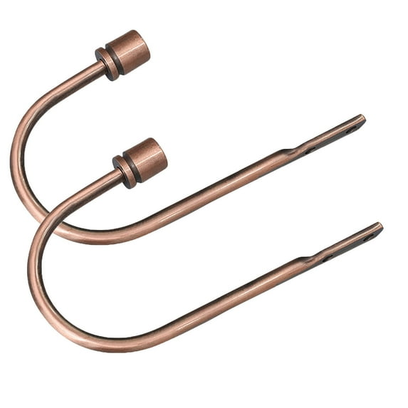 Curtain Holdbacks Hooks, Wall Mounted Drapery Tiebacks, Vintage Metal Alloy, Deformation-Resistant, Multi-Functional for Curtains Coats Hats, Easy Installation with Hardware