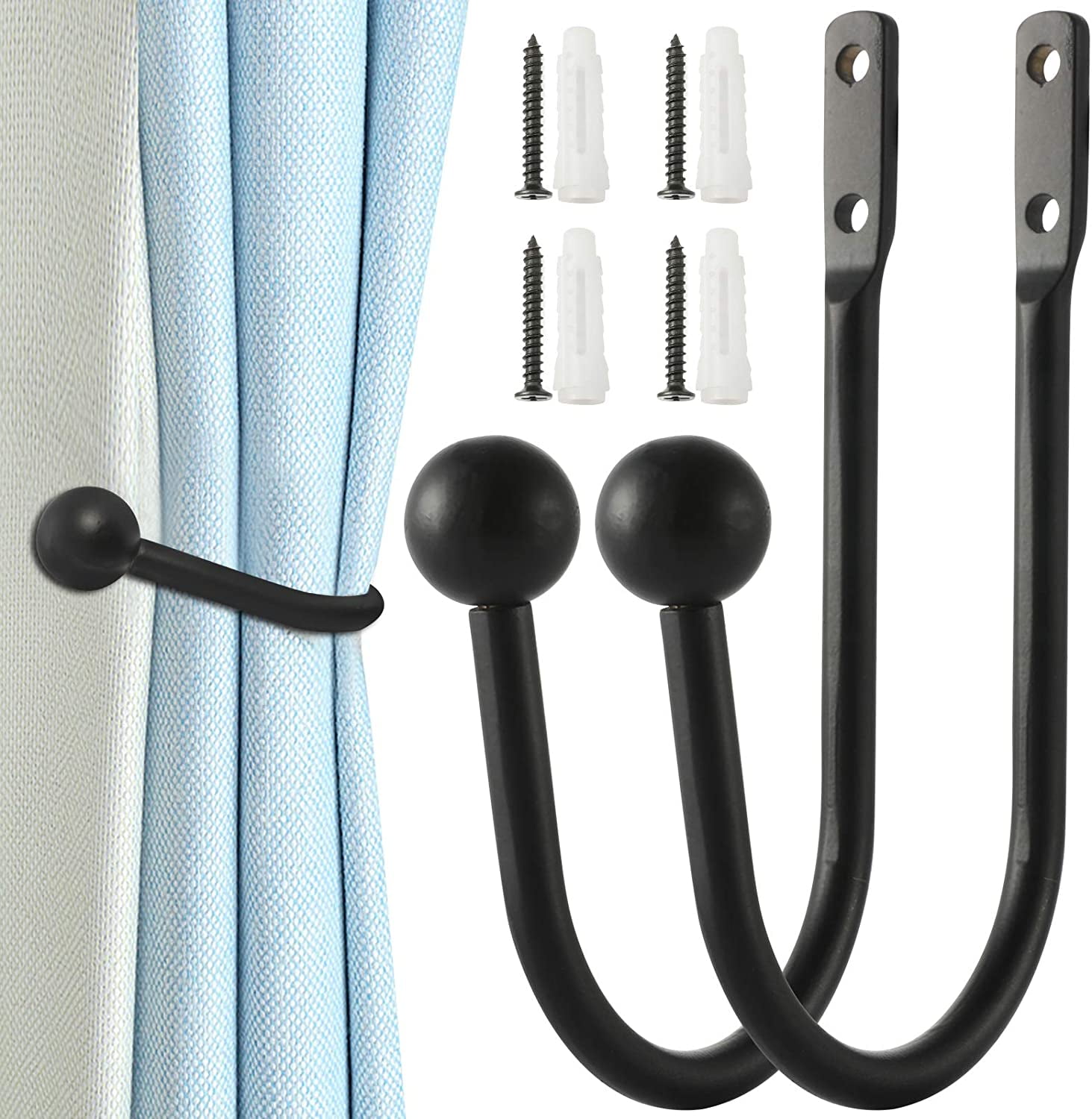 Curtain Holdbacks Metal Decorative Curtain Holdbacks Retro Curtain Tiebacks Curtain Drapery