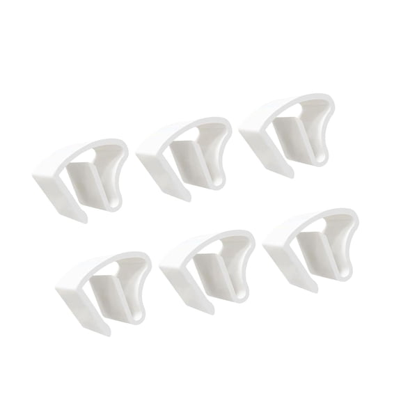 Curtain Holdbacks Pinch Pleat Hooks Plastic Fasteners Pleated Curtain Hooks Modern Drapery Hardware Easy to Install