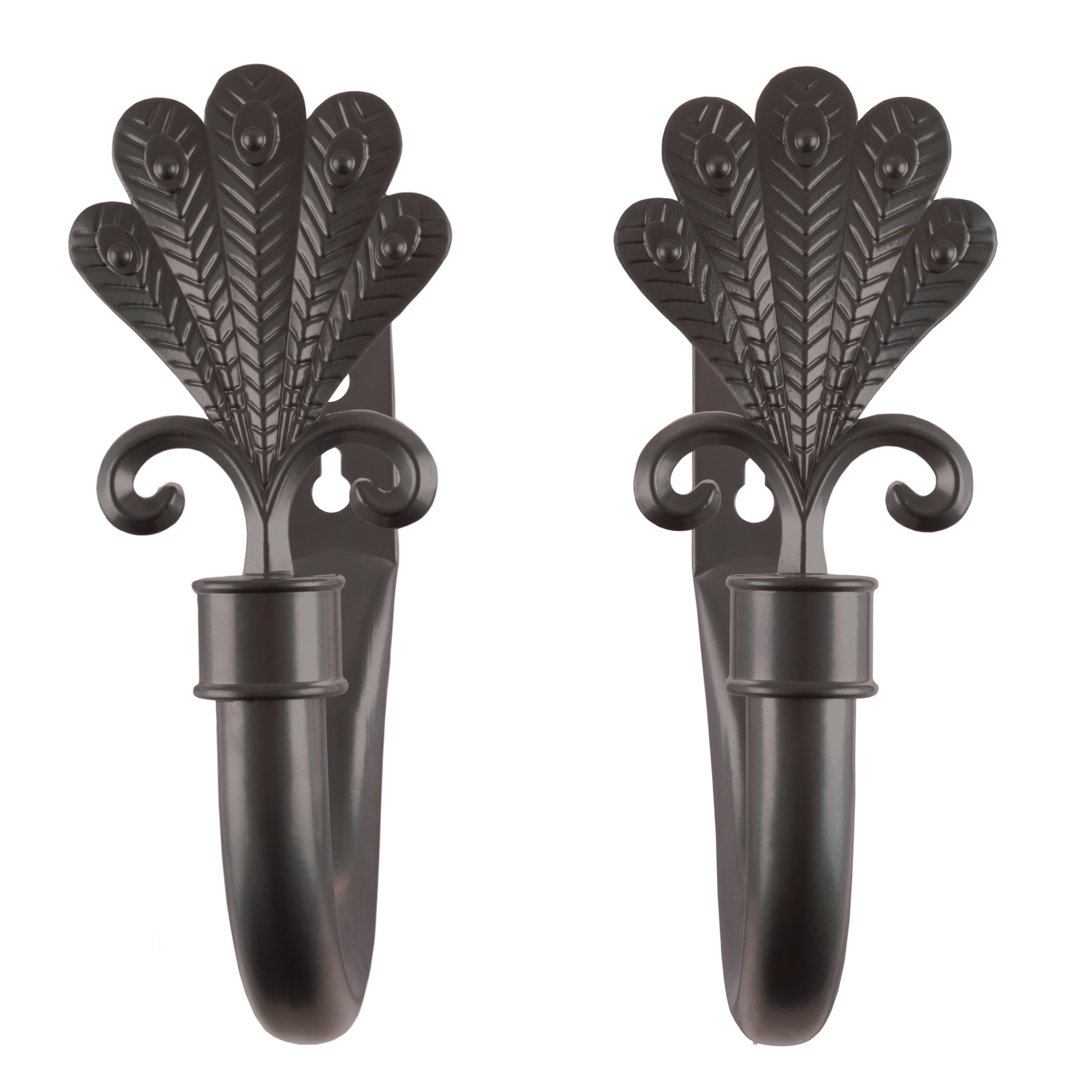 Curtain Holdbacks with Mounting Hardware Decorative Drape Tieback