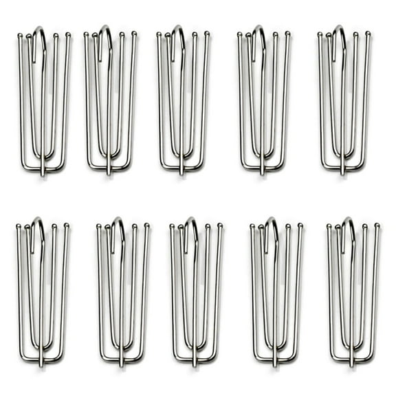 Curtain Hook Hanging Hooks, 10 Curtain Hooks Hooks, Silver
