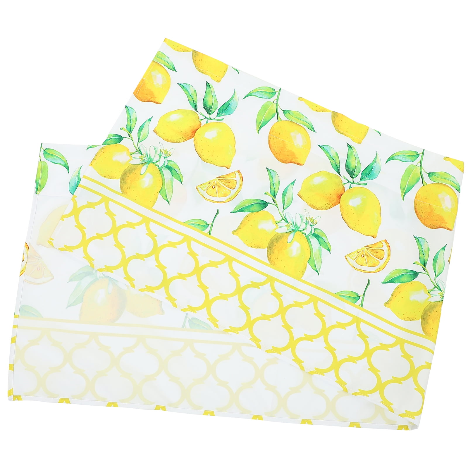 Curtain Kitchen Lemon Window Valance Lemons Vintage Nordic Rustic