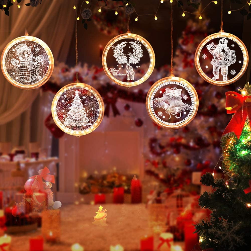 Curtain Lights for Bedroom Acrylic Pendant Hanging Lamp Light Curtain 113 LEDs 3D Curtain