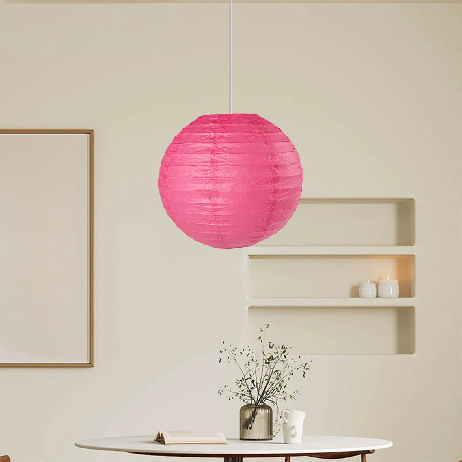 Curtain Lights Indoor Large Paper Lantern, Fairy String Lights Style ...