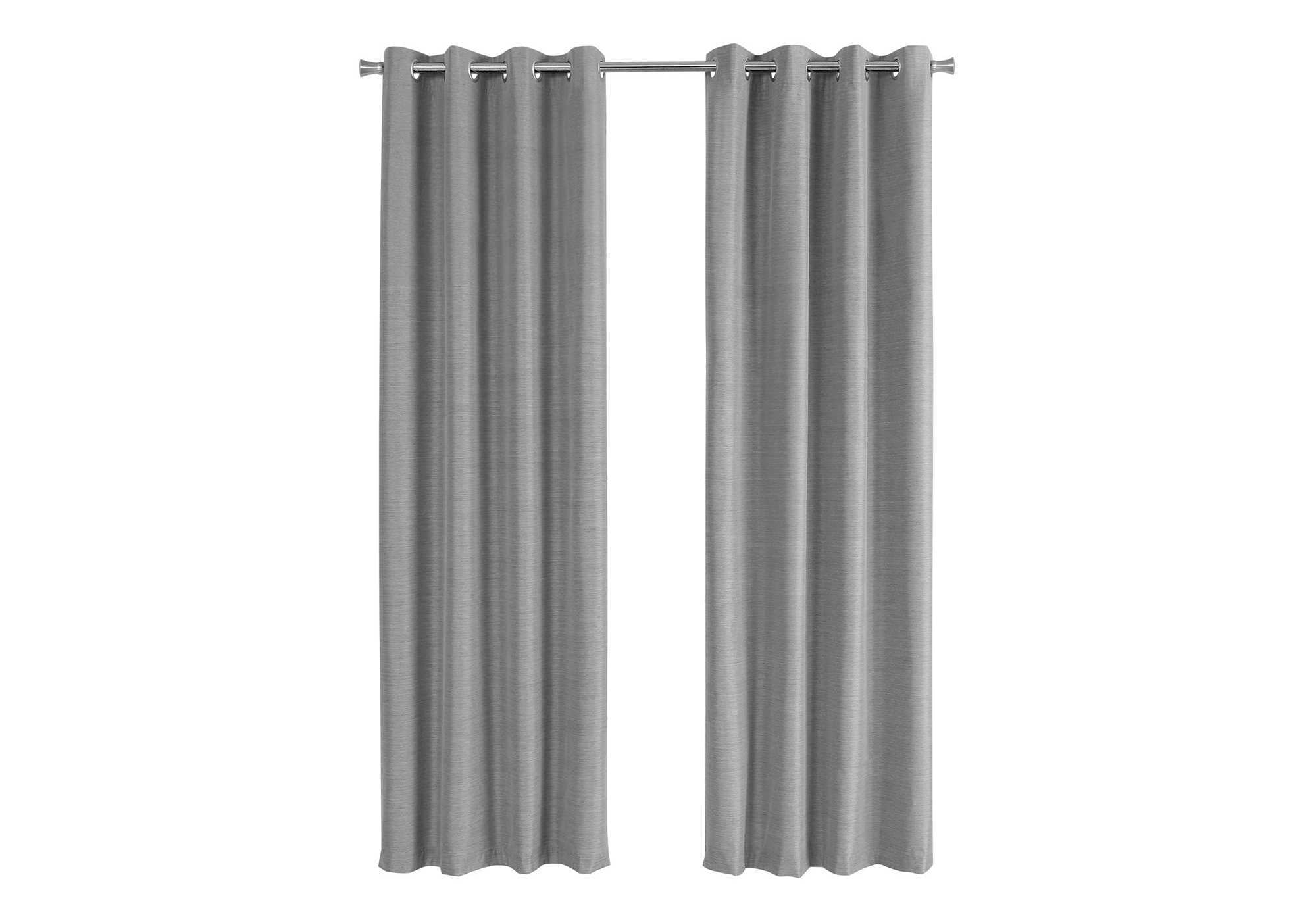 Curtain Panel, 2pcs Set, 54"w X 95", 100% Blackout, Grommet, Living Room, Bedroom, Kitchen