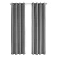 thumbnail image 1 of CURTAIN PANEL - 2PCS / 52"W X 84"H GREY SOLID BLACKOUT, 1 of 2