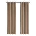 thumbnail image 1 of Curtain Panel 54"W X 95"L Grommet Bedroom Kitchen Thermal Insulation Brown, 1 of 3