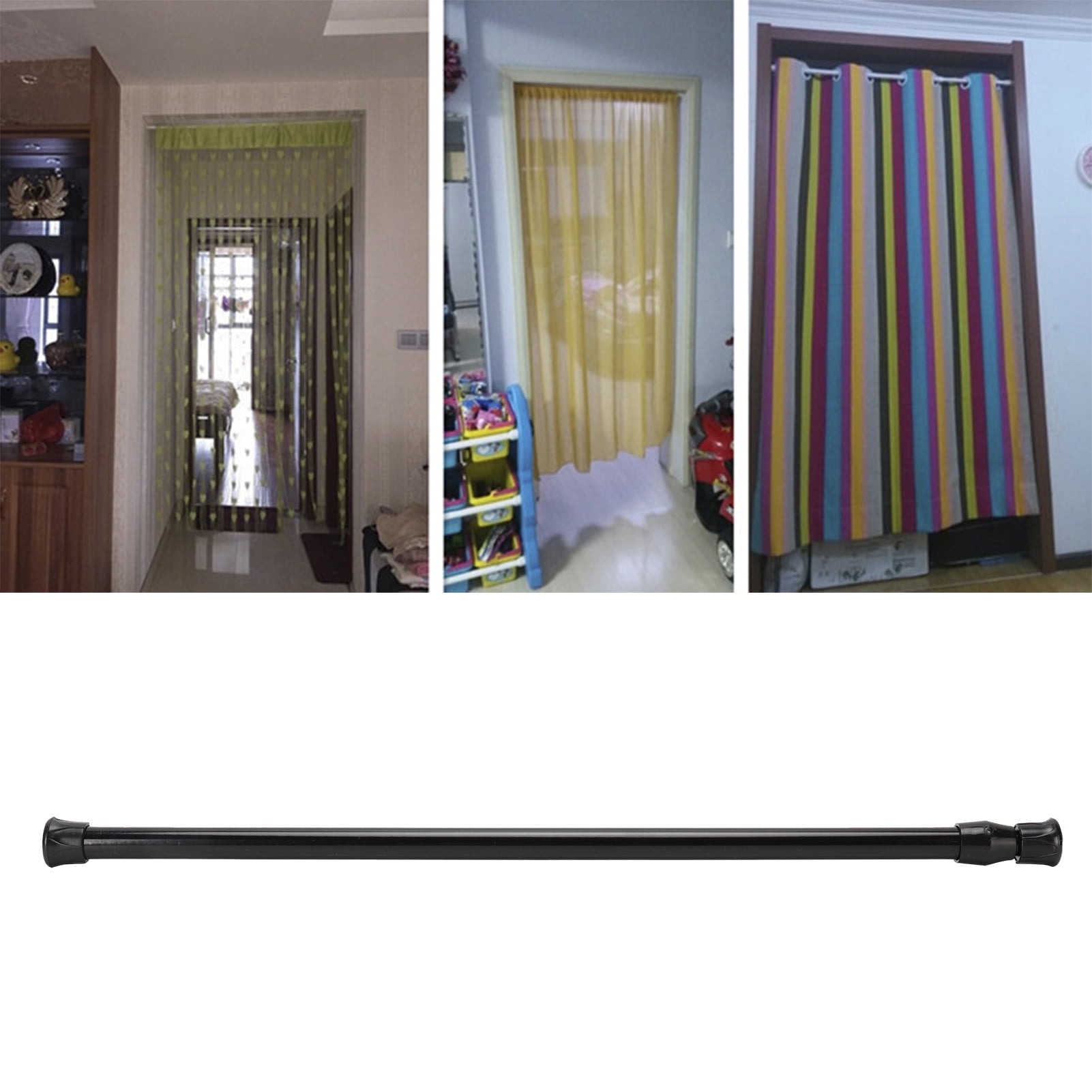 Curtain Pole, Wardrobe Utensils Size Curtain Rod Window Curtain For ...