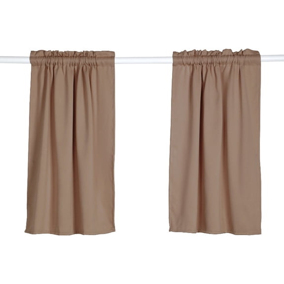 Pure Pigment Color Rod Curtain Border Window Short Small Decorative Home Drapes for Living Room Bedroom