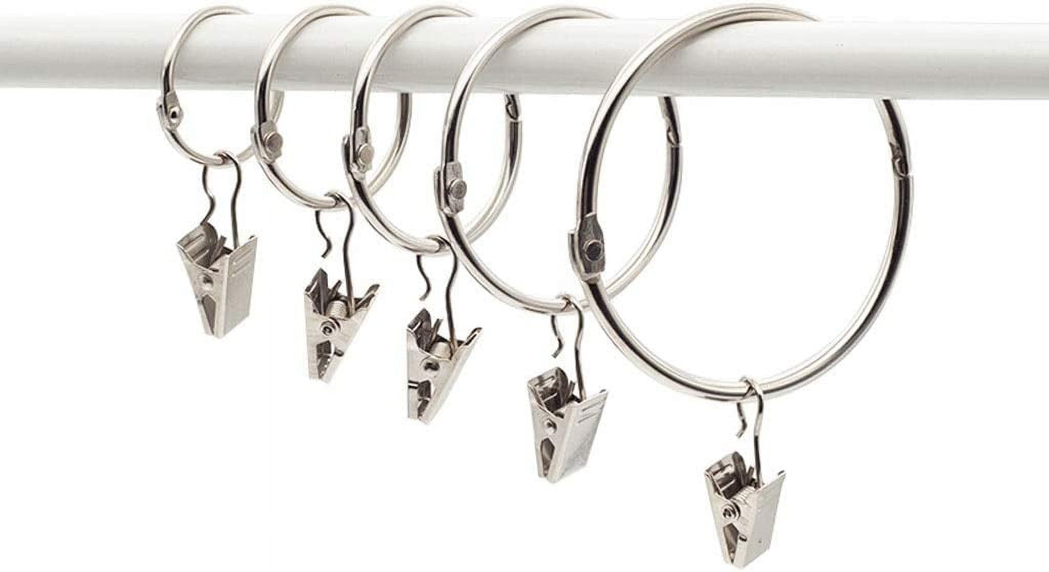 Curtain Rings 10pcs Rustproof Drapery Matte Stainless Steel Metal ...