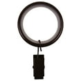thumbnail image 1 of Urbanest 1.5" Metal Curtain Rod Rings with Clips, Fits up to 1″ Rod – Durable Drapery Rings for Smooth Gliding & Secure Grip, 32 Pieces, Oil-rubbed Bronze(ORB), 1 of 1