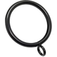 thumbnail image 1 of Curtain Rings with Eyelets 44 Pack, Metal Drapery Ring for Pinch Pleat Curtains, Drape Ring 1.5 Inch I D, Fits Up to 1.2 in Rod (Black), 1 of 6