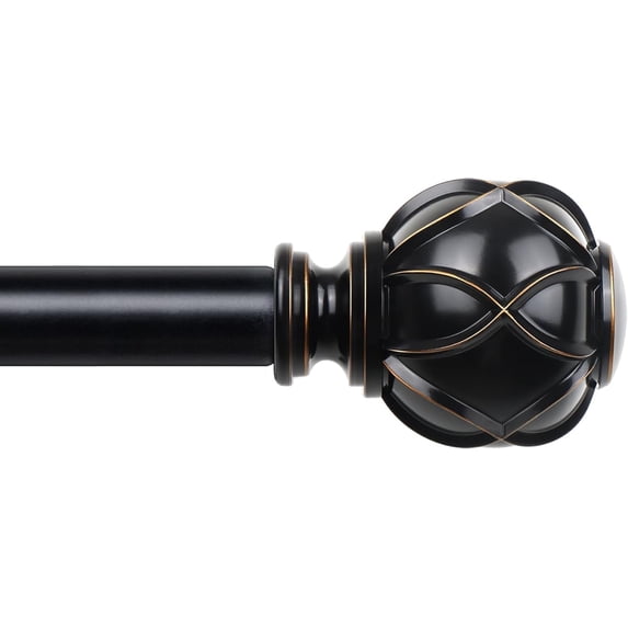 Curtain Rod 48 to 84 Inch, Heavy Duty Curtain Rods for Windows ...