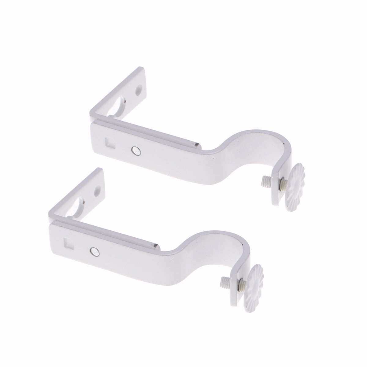 Curtain Rod Bracket Brackets Holder Hooks No Drapery Holders Wall