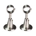 thumbnail image 1 of Curtain Rod Ceiling Bracket Brackets Rods Holders Holder Pipe Mount Flange Accessories Socket Fitting Parts Support, 1 of 6