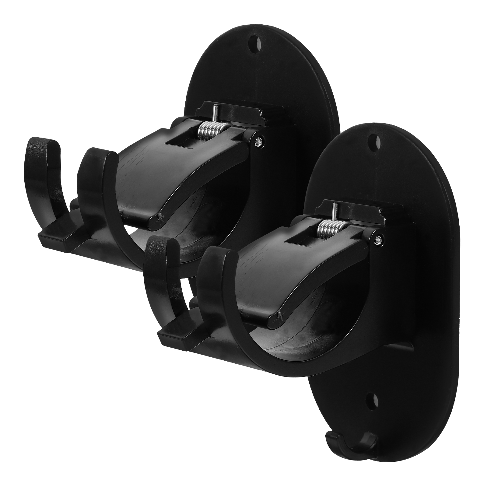 Curtain Rod Clamps 2 Pcs Frame Nonporous Abs Curtains Rods Hook Hooks