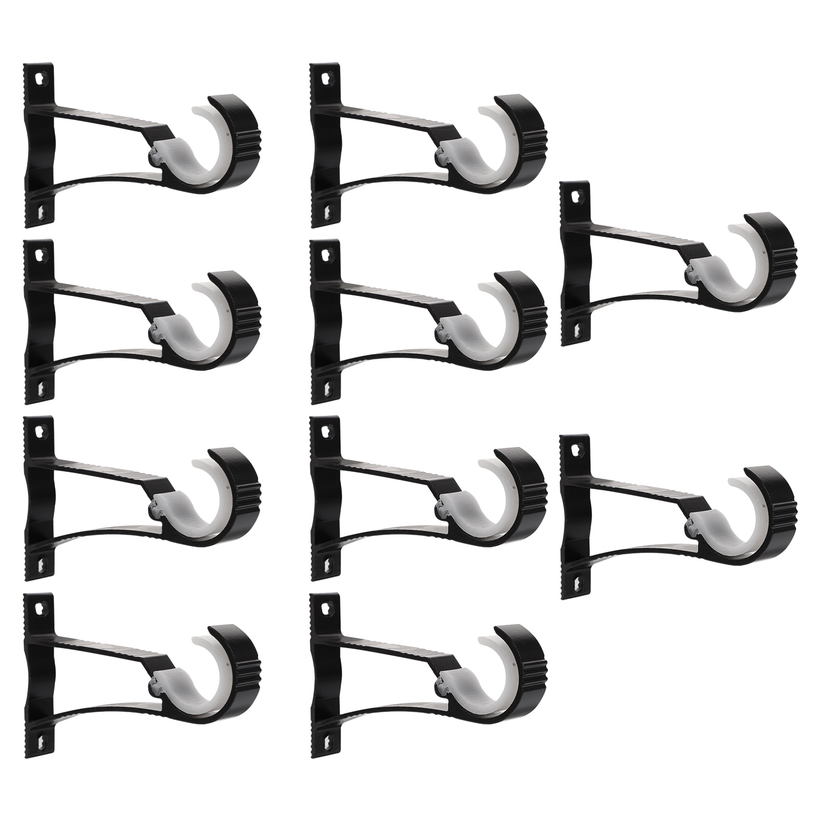Curtain Rod Holder Bracket 10 Pcs Window Dressing Hardwares Home Socket