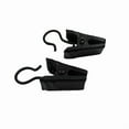 thumbnail image 1 of Curtain Rod Hooks With Clips Drapery Eletroplating Iron Rings With Hooks Home Decoration Black 100Pack, 1 of 4