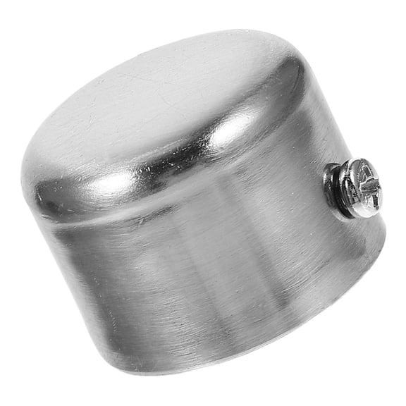 Curtain Rod Plug Deck Hanging Window Curtains Knobs Silver