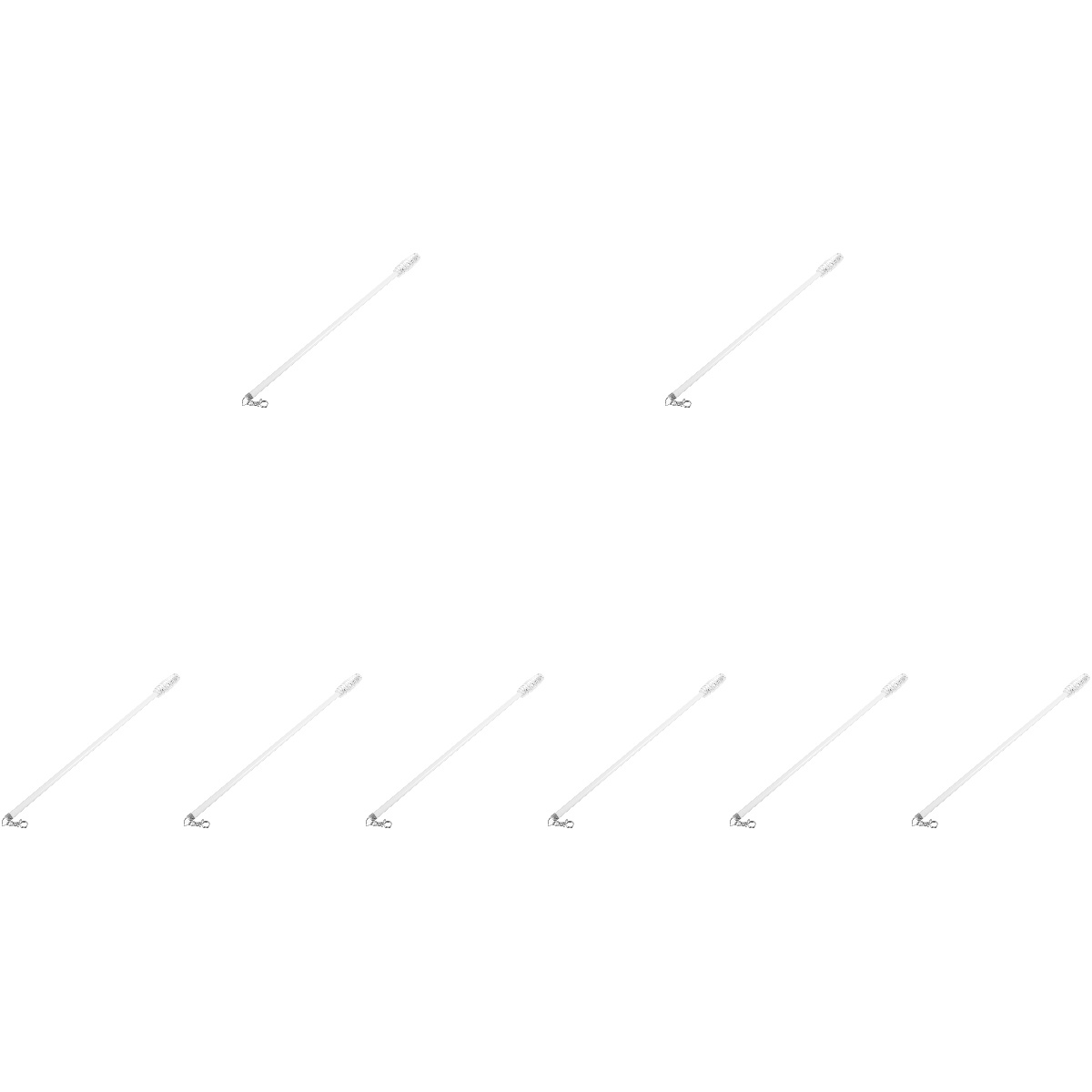 Curtain Rod Silver Blind Replacement Plastic Opener Vertical Blinds