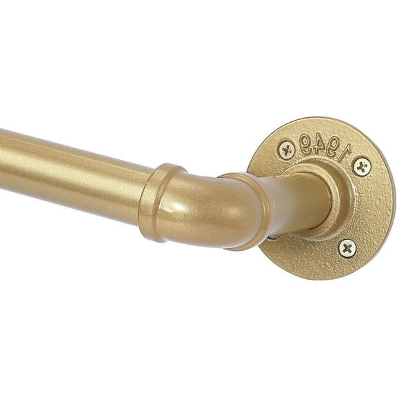 Curtain Rods - 28-48 Inches, Industrial 1-Inch, Wrap Around Design, Indoor/Outdoor Room Divider, Adjustable , 30-48"