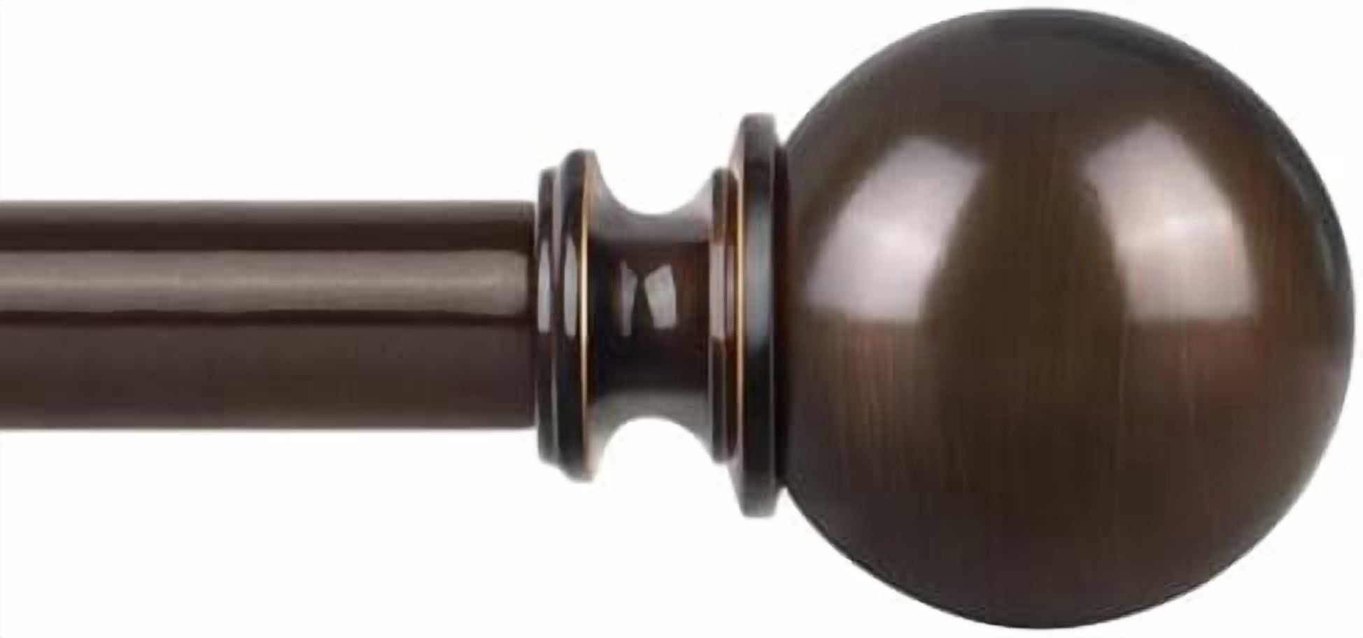 Curtain Rods 32 to 58 Inches (2.6-4.8ft), Antique Bronze Single Curtain ...