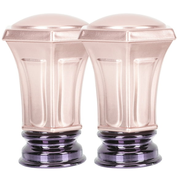NIAIZEK Set of 2 Elegant Aluminum Alloy Curtain Rod Finials Decorative Hardware for Home Window Drapery Accessories