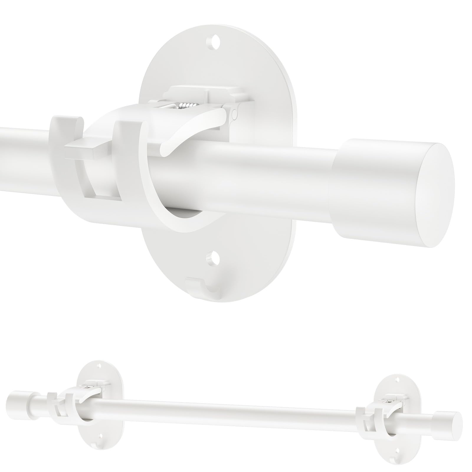 Curtain Rods No Drilling for Windows 30 to 120 Inch, 5/8 Inch Splicing ...