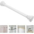 thumbnail image 1 of Curtain Rods, Expandable Spring Loaded Curtain Tension Rod, Stretchable Tension Heavy Duty Rod Non Slip No Drilling for Windows Bathroom Cupboard Closet Shower(Black, 26-34cm), 1 of 8
