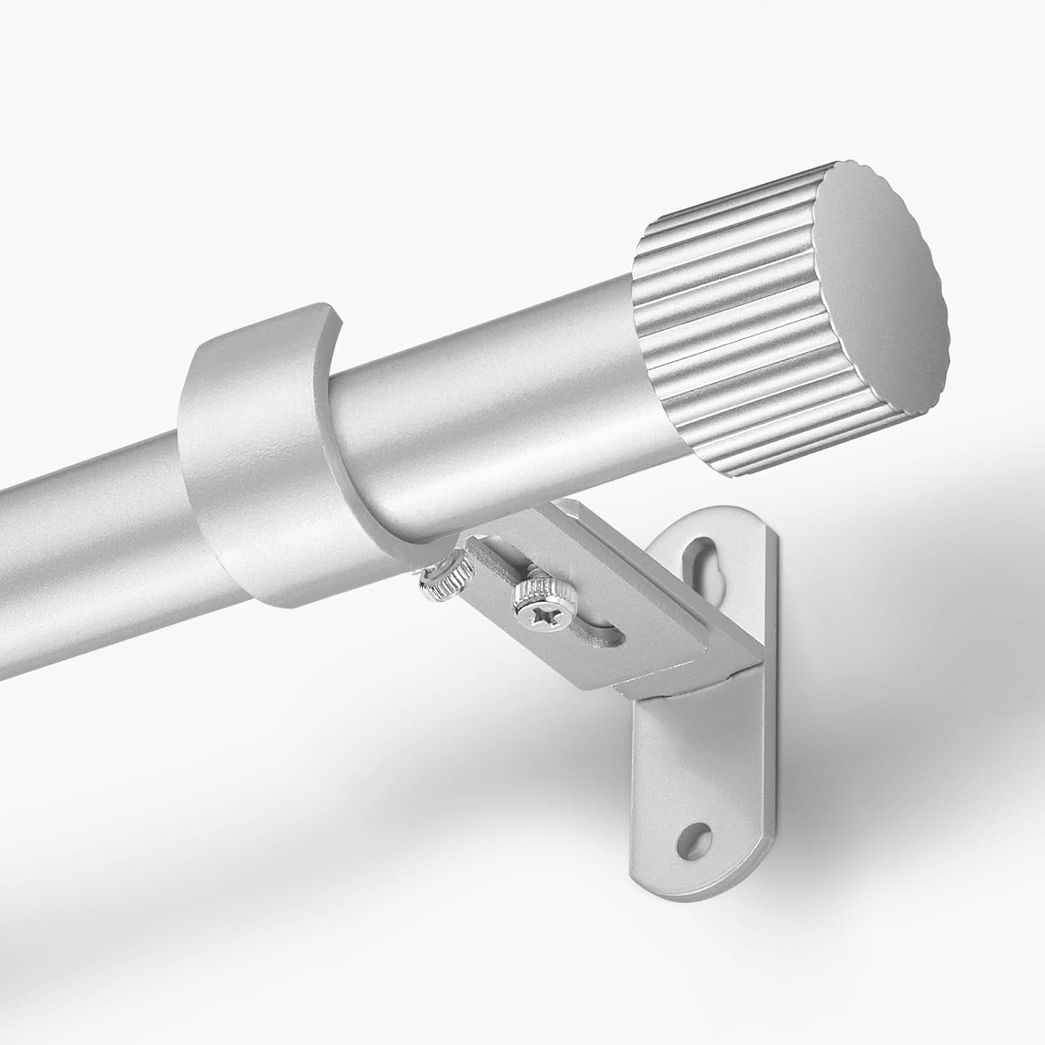 Curtain Rods for Windows 16 to 136 Inches, Curtain Rod Max Adjustable